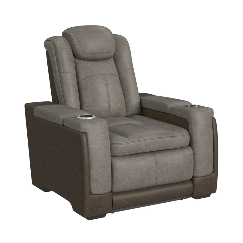 Picket House Furnishings Niven 3PC Living Room Set in Rocky Gray/Brown