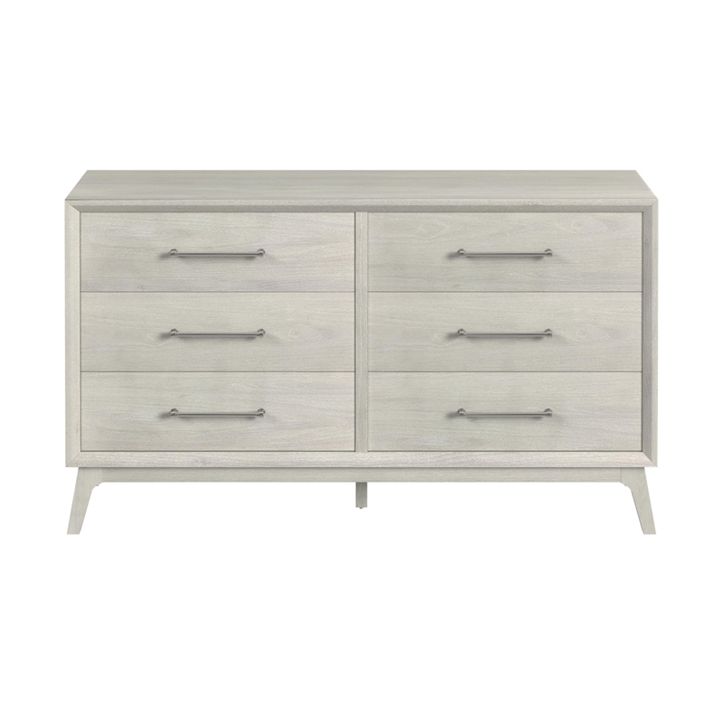 Picket House Furnishings Clare 6-Drawer Dresser in Almond