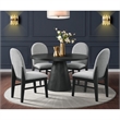 Picket House Furnishings Canal Round Dining Table in Black