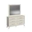Picket House Furnishings Clare Queen 5PC Bedroom Set with Grey Fabric in Almond