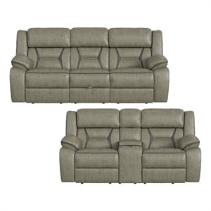 Picket House Furnishings Kaoru 2PC Living Room Set - Corral Grey