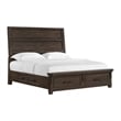 Picket House Furnishings Canyon Ridge King Storage 5PC Bedroom Set in Charcoal