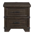 Picket House Furnishings Canyon Ridge 2-Drawer Nightstand with USB in Charcoal