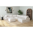 Picket House Furnishings Mesa Modular 7PC Sectional Set with RHF Chaise - Beige