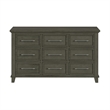 Picket House Furnishings Henrik 9-Drawer Dresser in Gray