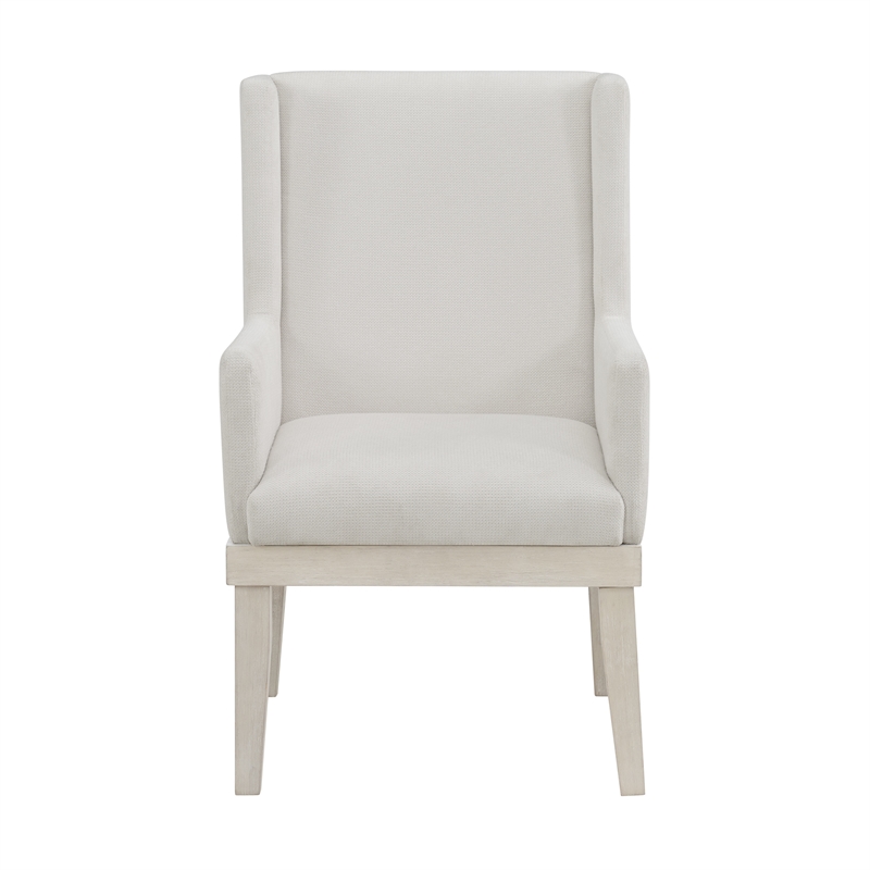 Picket House Furnishings Rhiannon Dining Arm Chair Set in Antique White