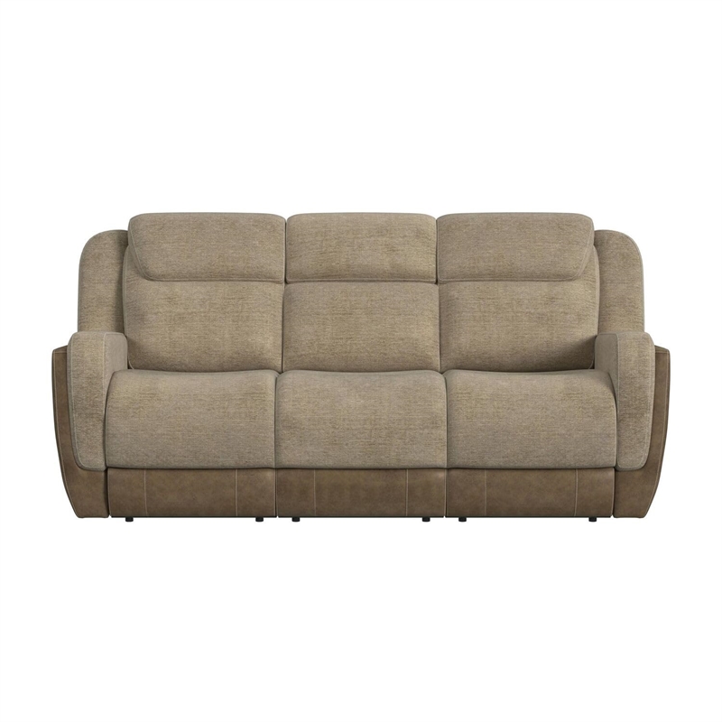 Picket House Furnishings Viper Motion Sofa in Rancho Beige