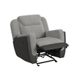 Picket House Furnishings Viper Glider Motion Recliner in Rancho Grey