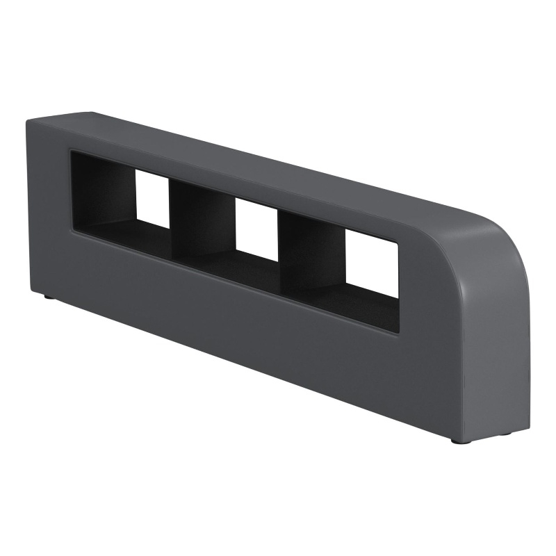 Picket House Furnishings Booker Side Bookcase in Gray PU