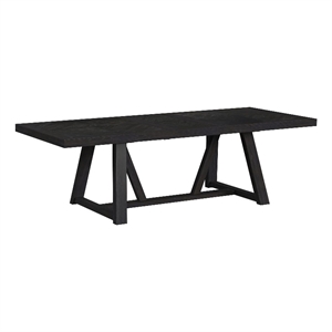 Picket House Furnishings Pinnacle 6PC Standard Height Dining Set in Charcoal