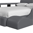 Picket House Furnishings Booker Lounge Chair in Gray PU