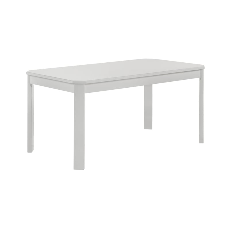 Picket House Furnishings Daniel 5PC Dining Set with Table and 4 Chairs in White