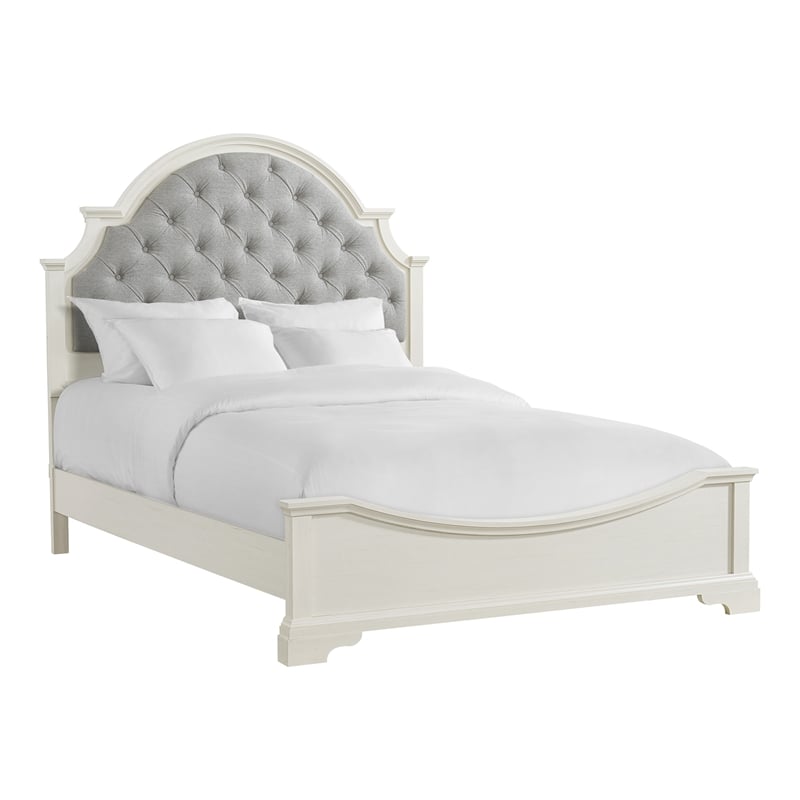 Picket House Furnishings Ulysses Youth Queen UPH 5PC Bedroom Set in White