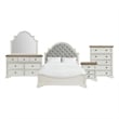 Picket House Furnishings Ulysses Youth Queen UPH 5PC Bedroom Set in White