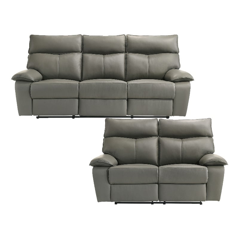 Picket House Furnishings Murray 2PC Living Room Set in Aviarah Grey