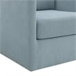 Picket House Furnishings Hannah Swivel Chair in Freya Light Blue