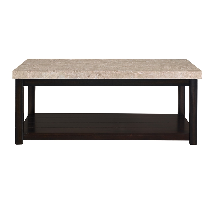 Picket House Furnishings Caleb Coffee Table w/ Marble Top