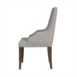 Picket House Furnishings Marietta Dining Host Chair Set - Gray Fabric in Brown