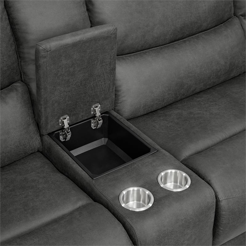 Picket House Furnishings Cutlass 6PC Sectional Set in Texas Granite