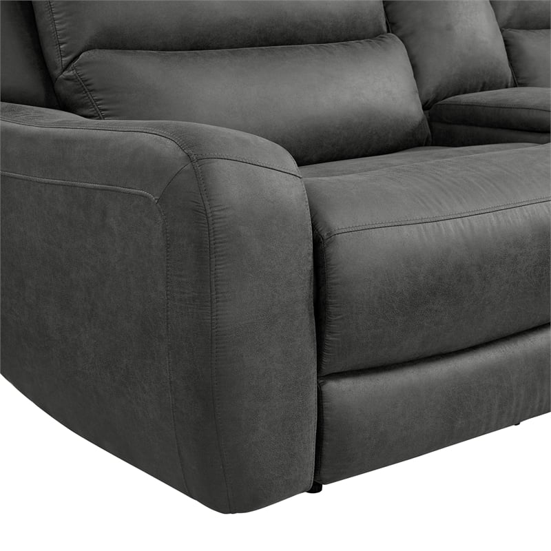 Picket House Furnishings Cutlass 6PC Sectional Set in Texas Granite