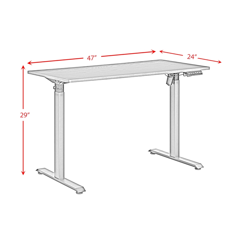 Picket House Furnishings Torres Adjustable Desk in Black - 3A Packing