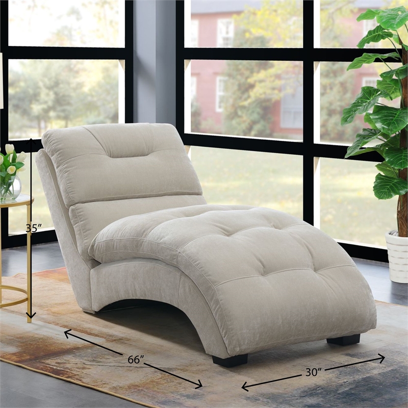 Picket House Furnishings Nicky Chaise (K/D) In Amigo Linen