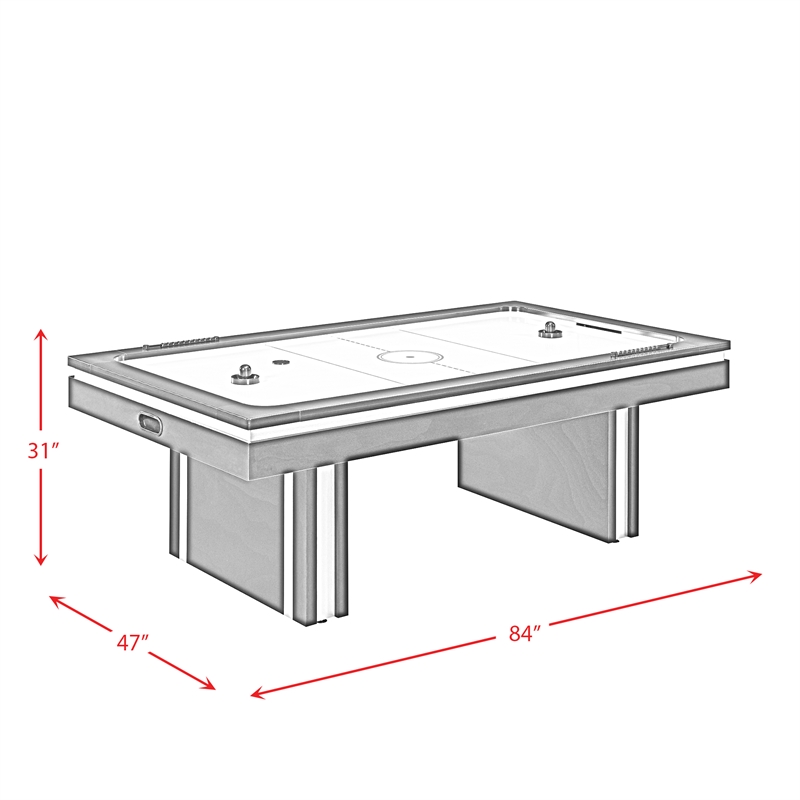Picket House Furnishings Westbrook Air Hockey Table