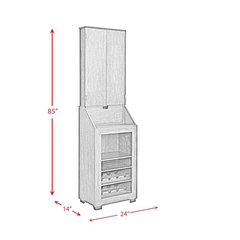 Picket House Furnishings Tyson Dartboard Cabinet