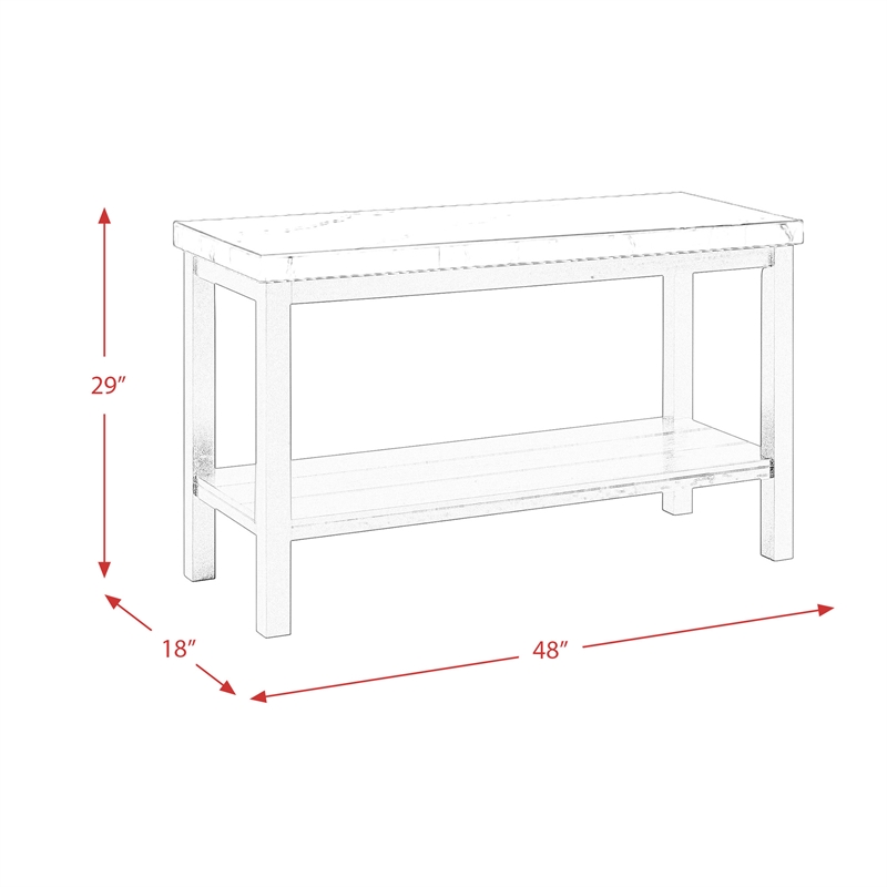 Picket House Furnishings Evie w/ White Top - Sofa Table