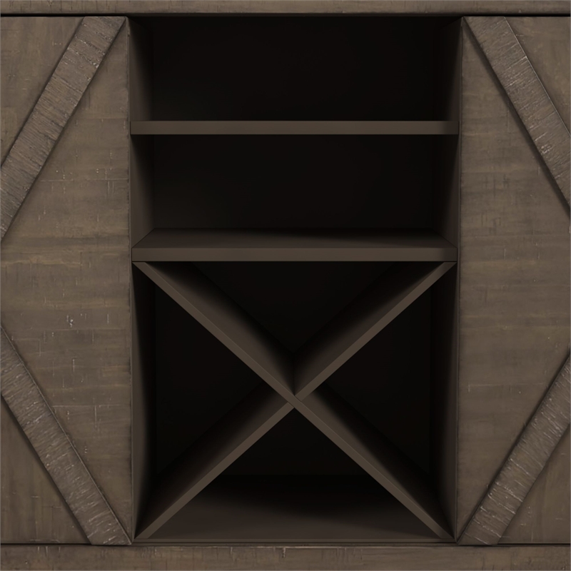 Picket House Furnishings Marietta Server in Medium Brown