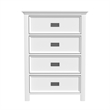 Brooklyn Kids 4-Drawer Chest in White