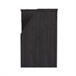 Brooklyn Kids Twin Over Twin Bunk with Staircase and Trundle in Charcoal