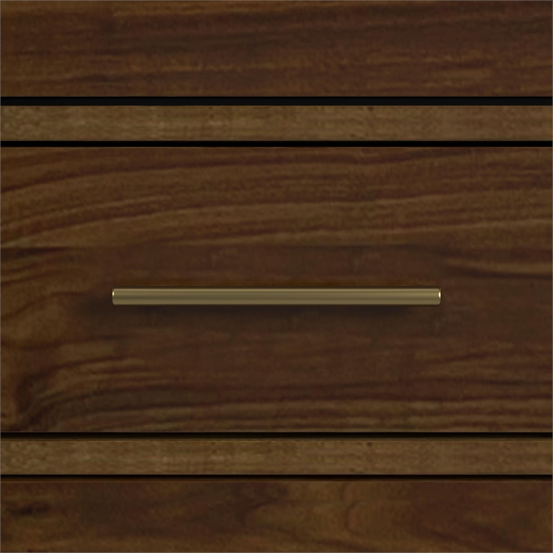 Picket House Furnishings Riley Solid Wood Dresser and Topper in Walnut