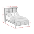 Brooklyn Kids Full Bookcase Bed in White