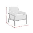Picket House Furnishings Donna Chair in Langley Cocoa