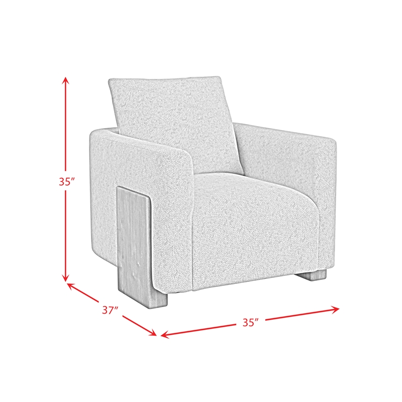 Picket House Furnishings Ruth Accent Chair in Bama Toast
