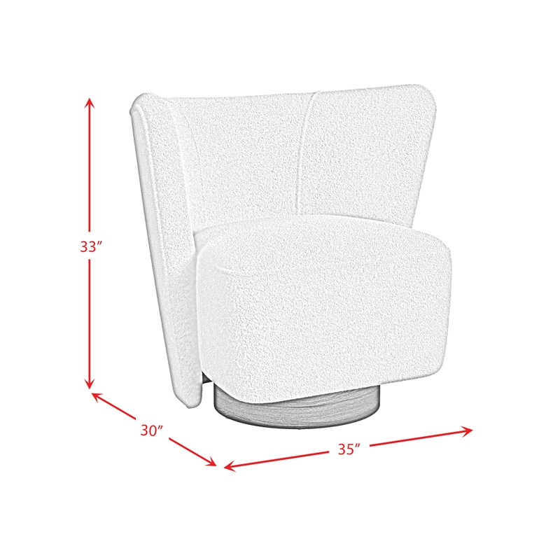 Picket House Furnishings Cleo Swivel Chair in Ching Sand