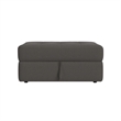 Picket House Furnishings Harleigh Storage Ottoman in Palmer Plus Ash