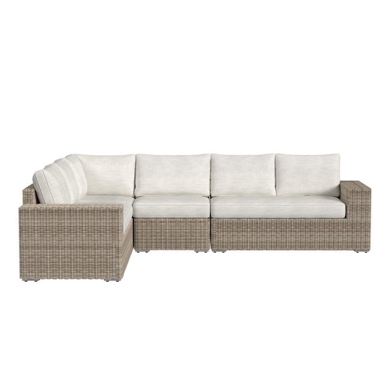 Picket House Furnishings Flora  4PC Conversion Set in Natural and Olefin Beige