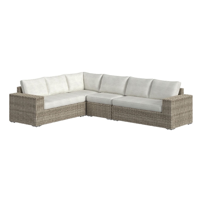 Picket House Furnishings Flora  4PC Conversion Set in Natural and Olefin Beige