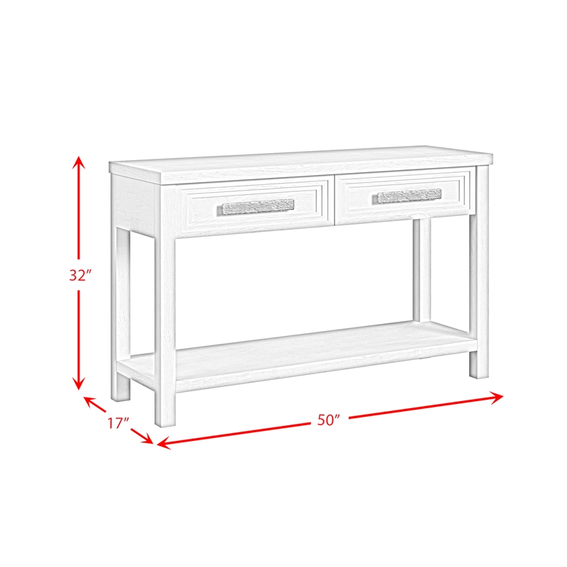 Picket House Furnishings Rhiannon  Sofa Table in Antique White