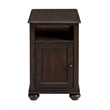 Picket House Furnishings Chad Chairside Table with USB in Cherry