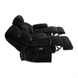 Picket House Furnishings Merrick Motion Sofa in Masis Black