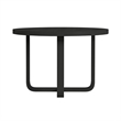 Picket House Furnishings Woodridge  Round Dining Table in Black with Grain