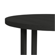 Picket House Furnishings Woodridge  Round Dining Table in Black with Grain