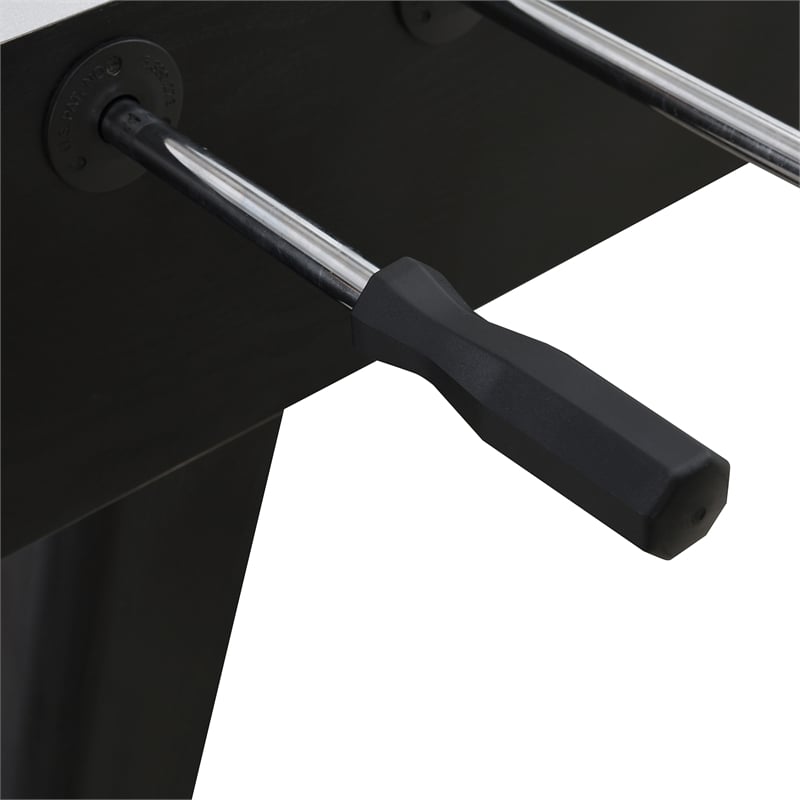 Picket House Furnishings Lacy Indoor Foosball with LED in Black (3A Packing)