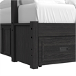 Brooklyn Kids Twin Over Full Bunk with Ladder&Trundle 3PCBedroom Set in Charcoal