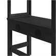 Brooklyn Kids Twin Loft with Staircase &Desk-Speaker 5PC Bedroom Set in Charcoal