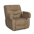 Reign P3 Recliner W/Heat Massage zero gravity memory foam in Sefi Puppy