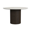 Sutton 5PC Standard Height Dining Set in Dark Brown Round Table and Four Chairs